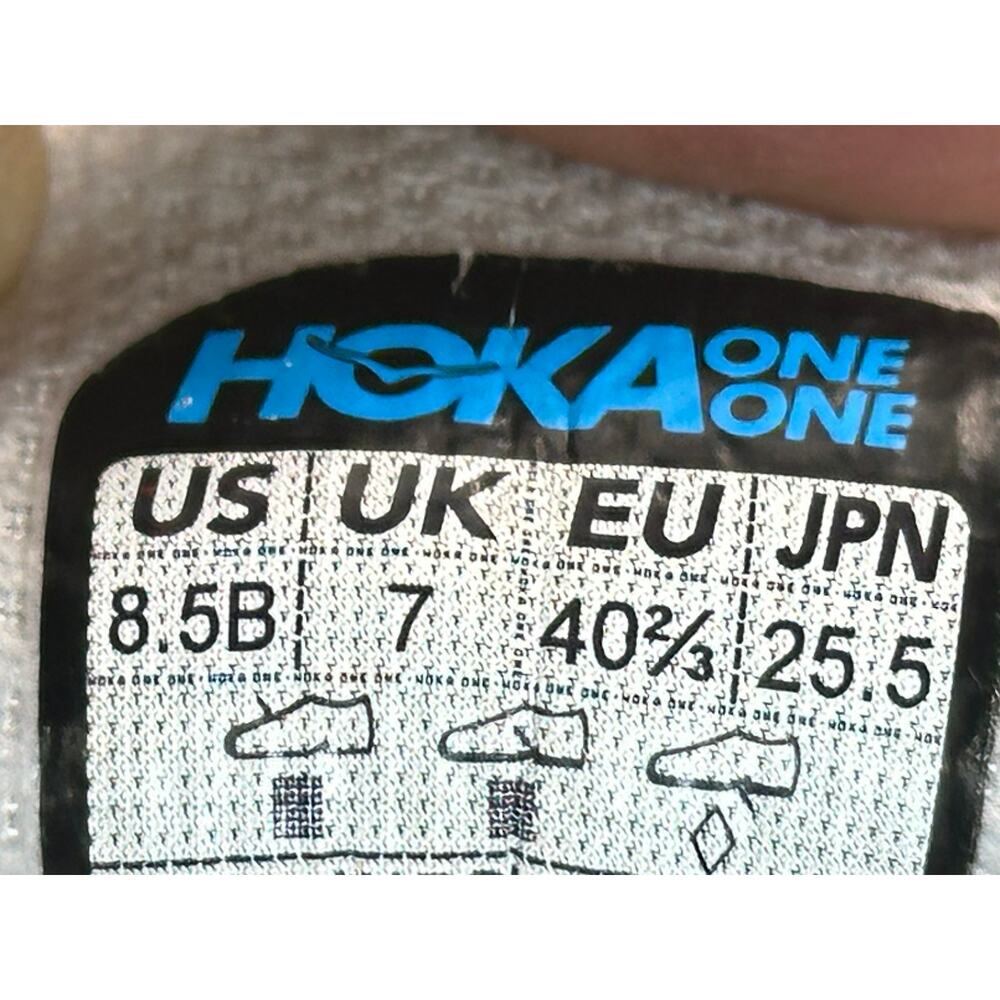 Hoka One One Bondi 9 1162012-CYWH Athletic Sneaker Women's 8.5B White Knit Gym - Picture 12 of 12